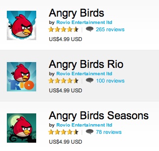 Angry Birds llega a BlackBerry