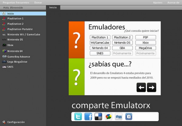 Emulatorx – El emulador Multiplataforma de Videojuegos