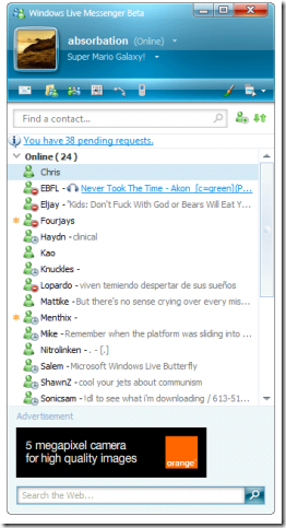 Cómo eliminar la publicidad del Live Messenger 2009