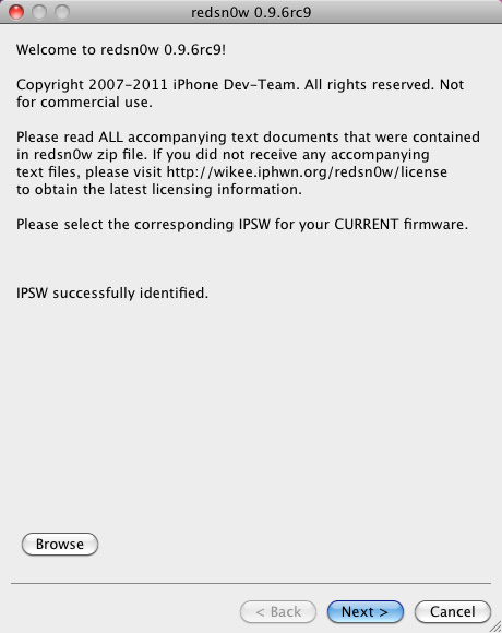 Jailbreak iOS 4.3.1 Untethered con PwnageTool y Reds0w (Descarga)