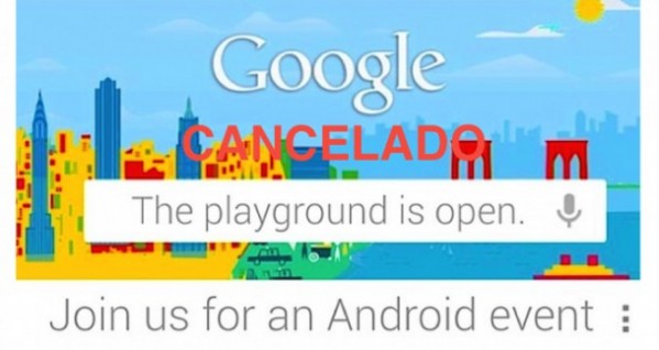 Evento Google Cancelado