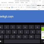 Teclado Windows 8
