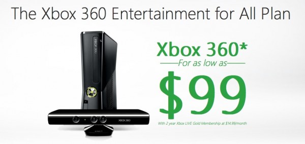 Xbox 360 por $99