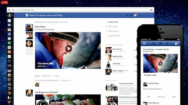 Nuevo Diseño de Facebook