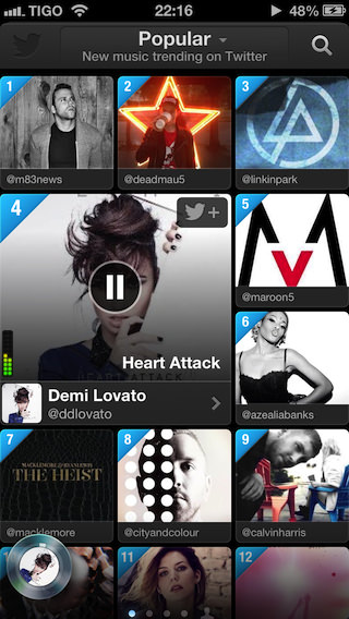 Twitter Music ya Disponible …para algunos países