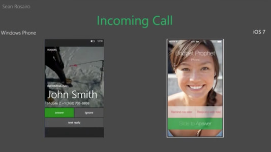 iOS 7 es una copia de Windows Phone 8