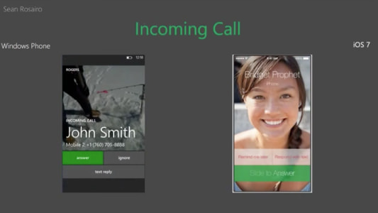 Windows Phone 8 y iOS 7