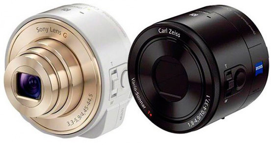Los lentes de Sony QX10 y QX100