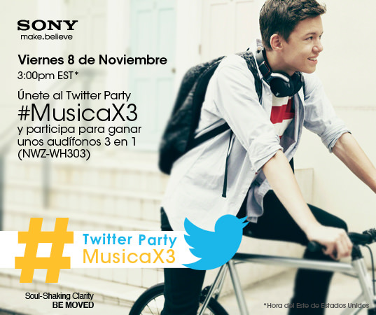 Twitter Party #MusicaX3