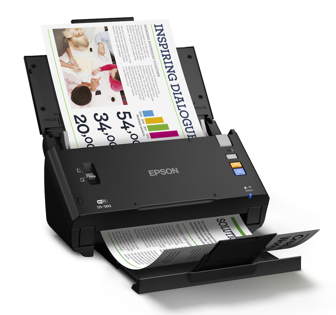 WorkForce DS-560 El primer escáner inalámbrico de Epson