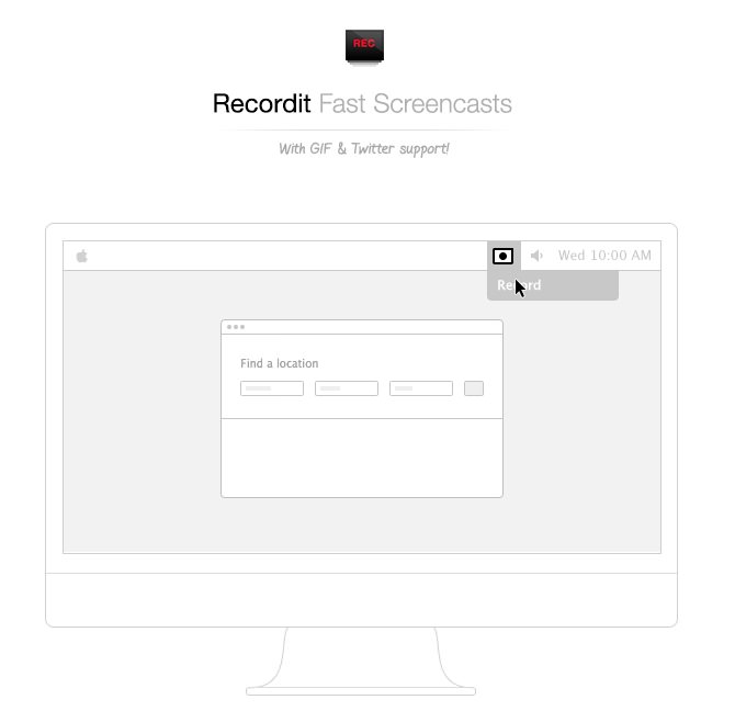 Crea Gifs animados facilmente con Recordit