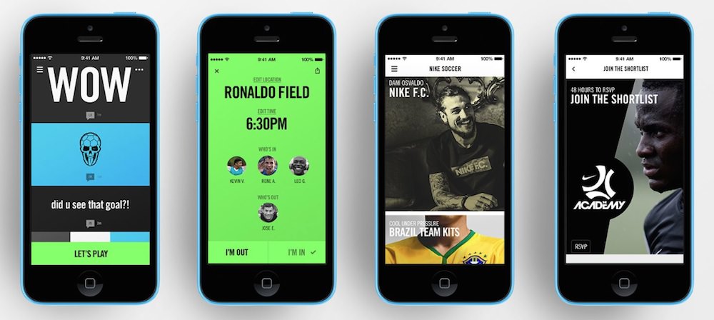 Nike Soccer App – para organizar tus partidos de Fútbol