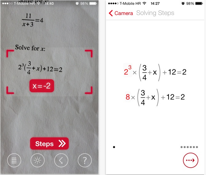 Photomath – Resuelve operaciones matemáticas con tu Smartphone
