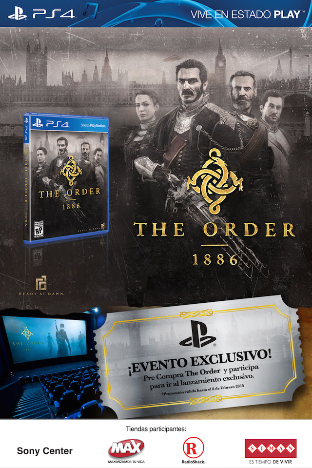 The Order 1886 – El nuevo videojuego para PS4 – Asiste a este evento Exclusivo