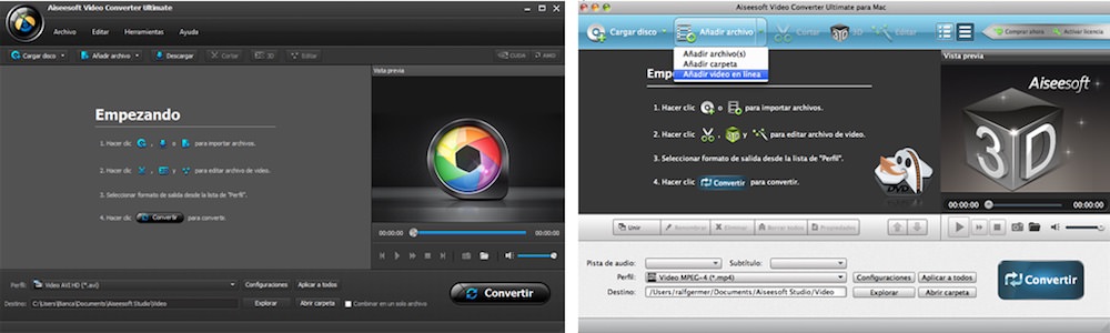 Convierte cualquier formato de video y audio con Aiseesoft Video Converter Ultimate – Windows y Mac