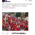 Tweet Caminata Baldizon falsa