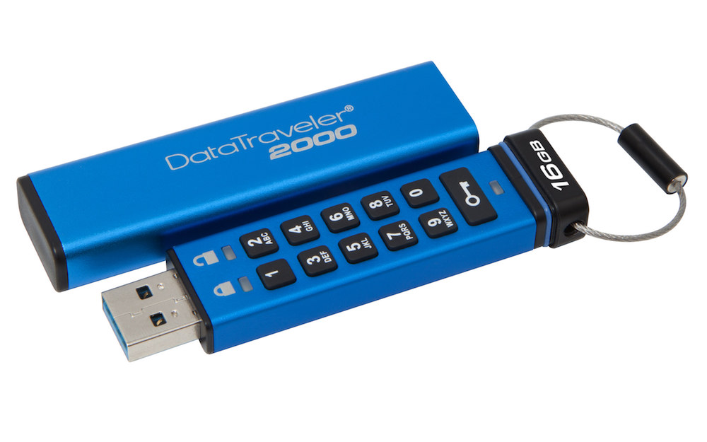 Kingston presenta una memoria flash USB encriptado con acceso por teclado
