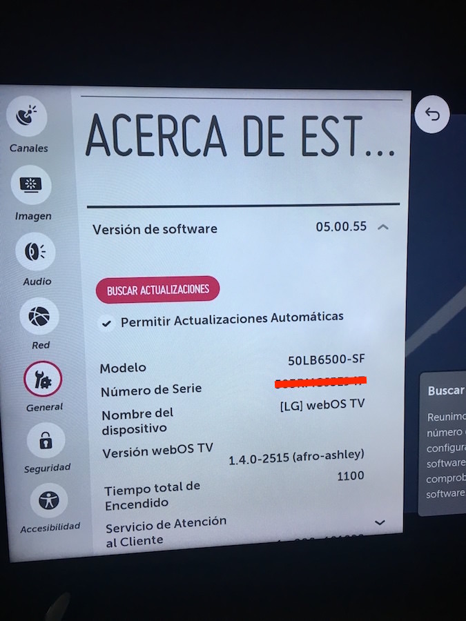 6 Actualización LG WebOS