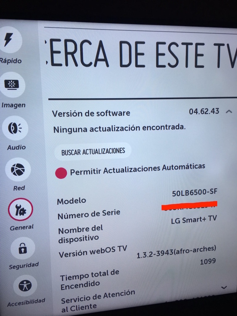 1 Actualización LG WebOS