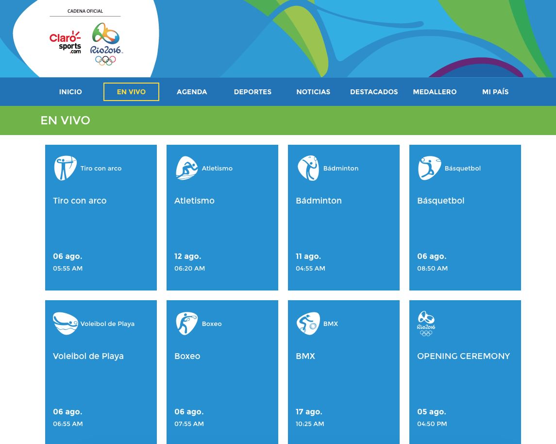 Donde ver en Vivo los Juegos Olímpicos de Rio 2016