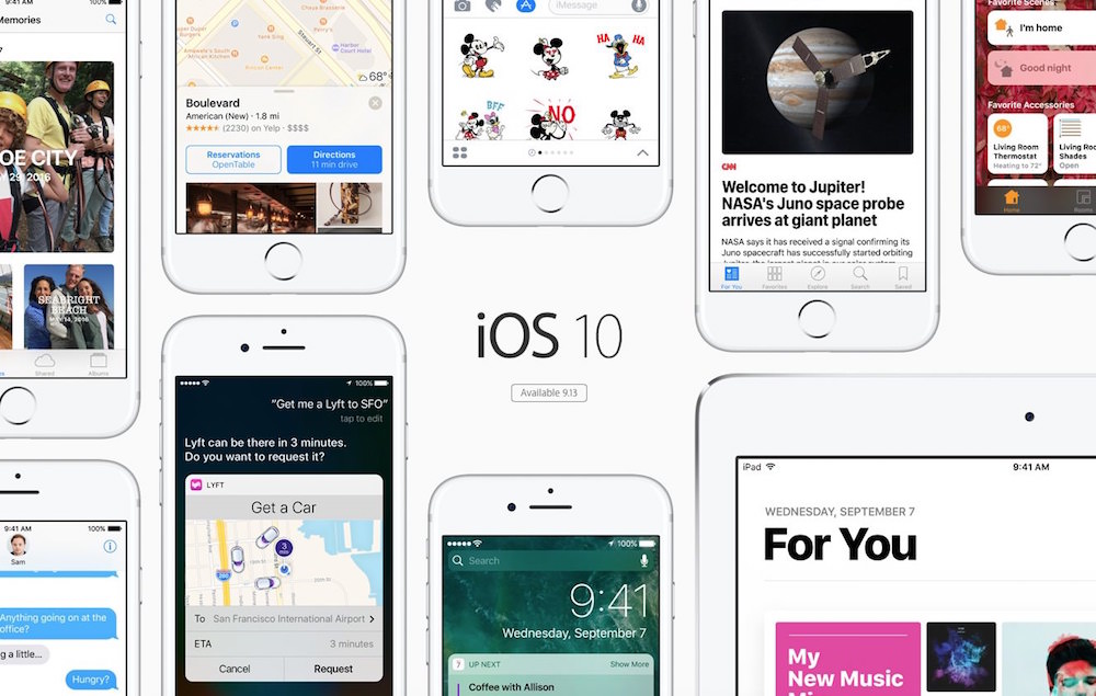 iOS 10 dispositivos compatibles