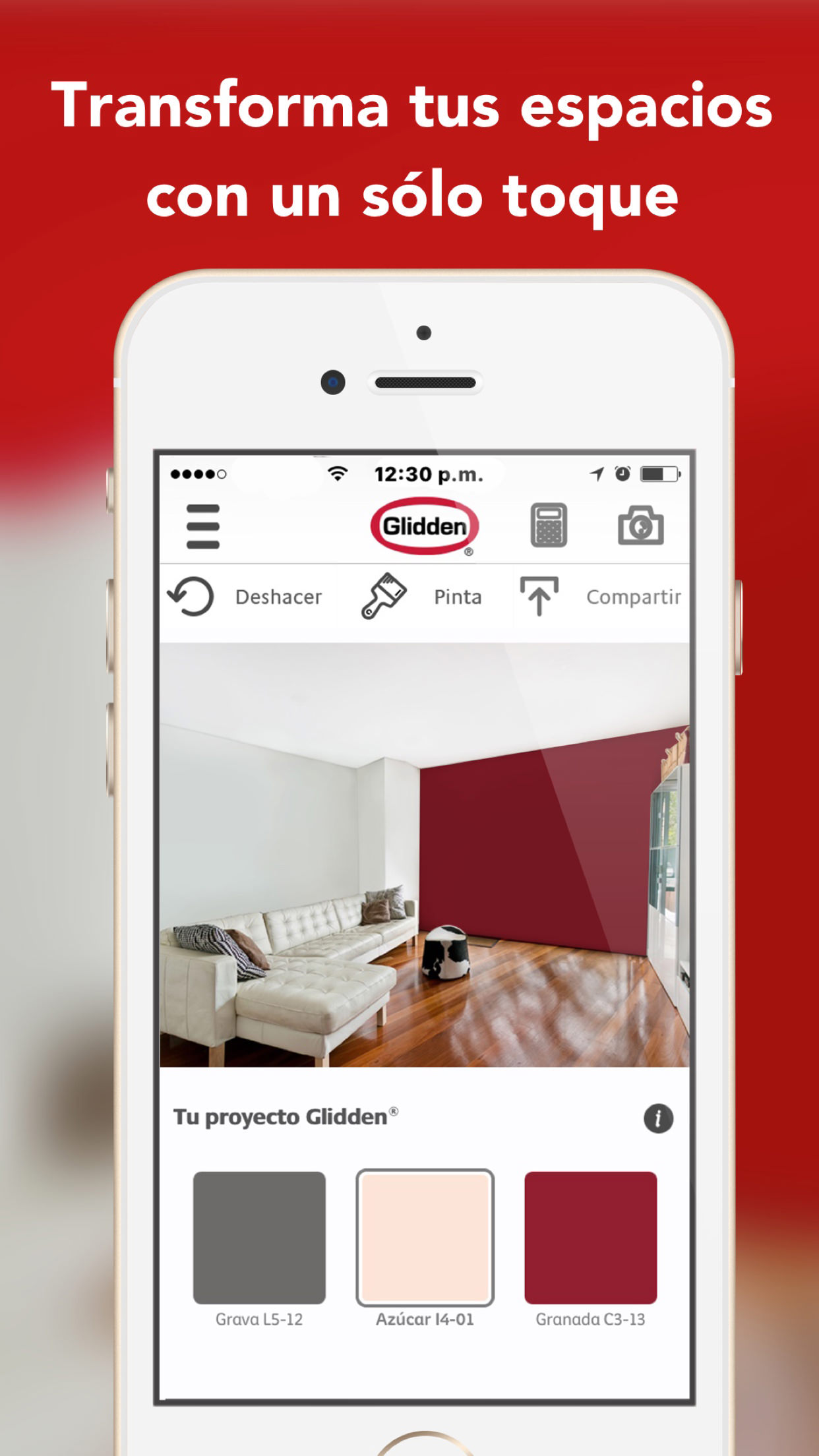 Elige como pintar tu casa con la aplicación Glidden ColorAPP