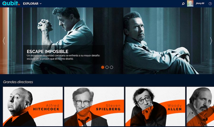 Probé Qubit.tv el sitio de streaming y alquiler de películas