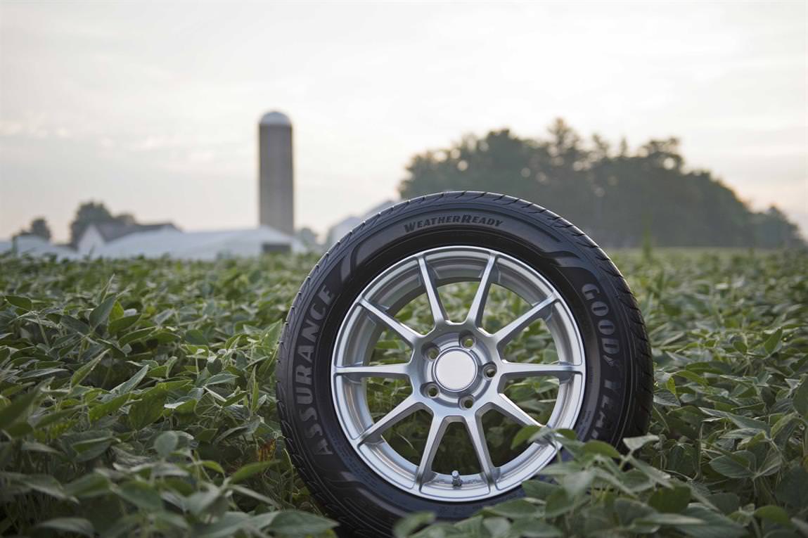 Goodyear crea el primer neumático a base de aceite de soya