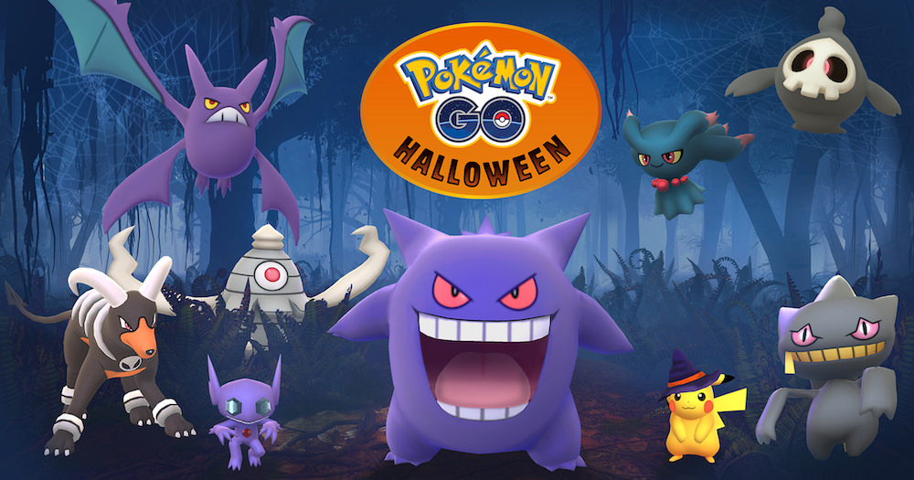 El evento de Halloween de Pokemon Go trae Pokémon de tercera generación