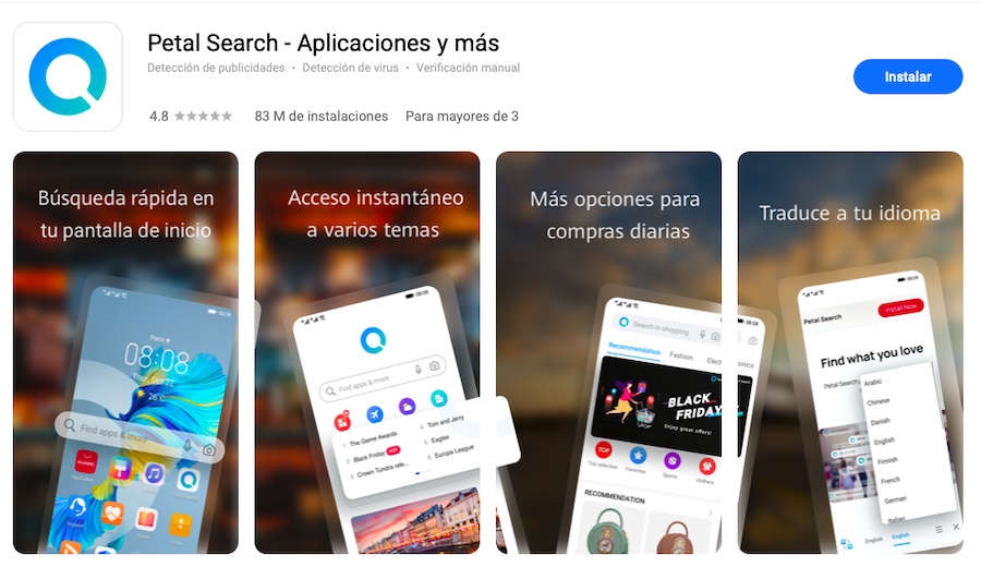 Petal Search: un super buscador para móviles Huawei