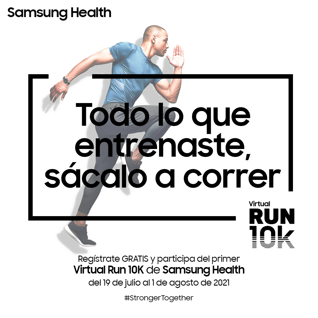 Primera carrera virtual regional: Samsung Virtual Run 10K.